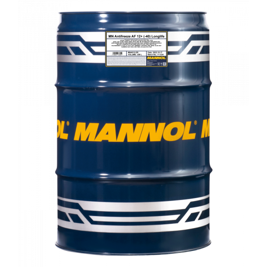 MANNOL Antifreeze AF12+ (-40 °C) Longlife 4012 208L