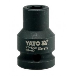 YATO YT-1000 Καρυδάκι αέρος Μήκος: 39mm, Άνοιγμα κλειδιού: 10, Διαστάσεις τετράγωνης κεφαλής: 12,5 (1/2")mm (ίντσες)