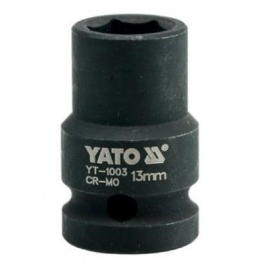 YATO YT-1003 Καρυδάκι αέρος Μήκος: 39mm, Άνοιγμα κλειδιού: 13, Διαστάσεις τετράγωνης κεφαλής: 12,5 (1/2")mm (ίντσες)