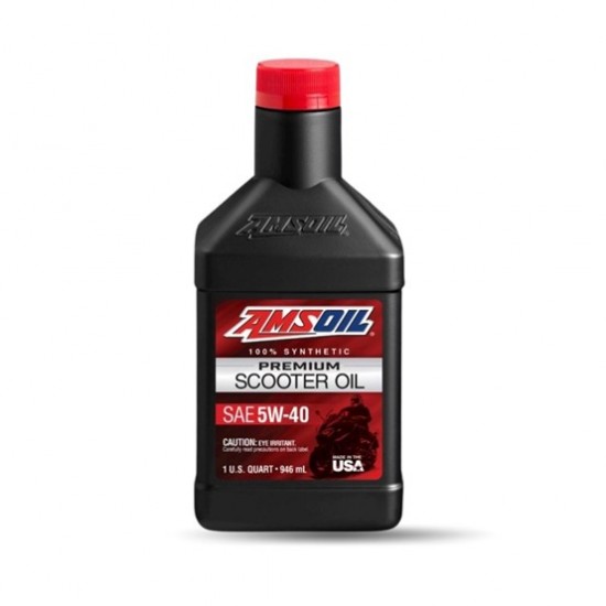 AMSOIL PREMIUM 100% SYNTHETIC 5W40 SCOOTER OIL