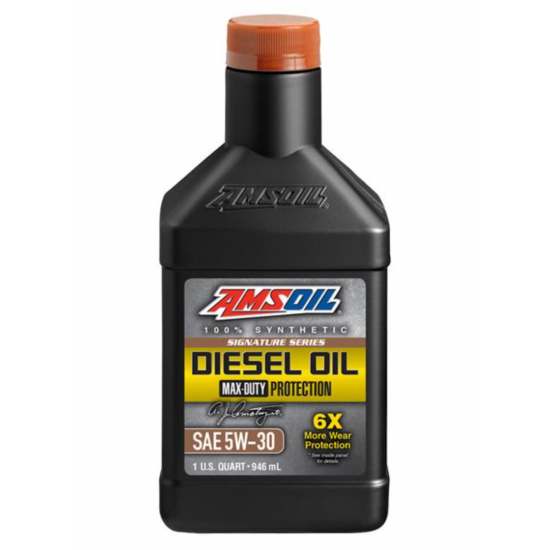 AMSOIL SIGNATURE SERIES MAX-DUTY SYNTHETIC DIESEL OIL 5W30 946ML