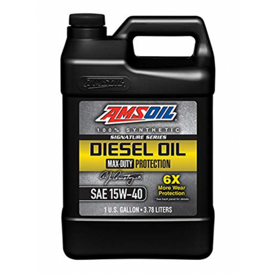 AMSOIL SIGNATURE SERIES 15W40 100% SYNTHETIC MAX-DUTY DIESEL OIL (3.78Lt)