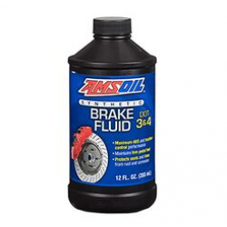 AMSOIL DOT 3 & DOT 4 100% SYNTHETIC BRAKE FLUID (12oz - 355ml)