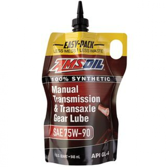 AMSOIL MANUAL TRANSMISSION & TRANSAXLE GEAR LUBE 75W90 (946ml)