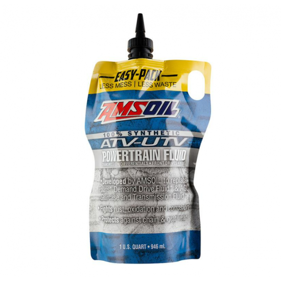 AMSOIL 100% SYNTHETIC ATV/UTV POWERTRAIN FLUID (946ml)