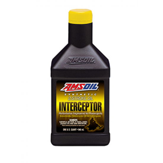 AMSOIL INTERCEPTOR 100% SYNTHETIC 2-STROKE OIL (946ml)