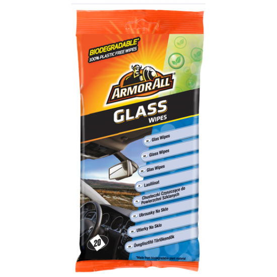 Υγρά μαντηλάκια για τα τζάμια Flow-pack wipes glass 20 τεμ.