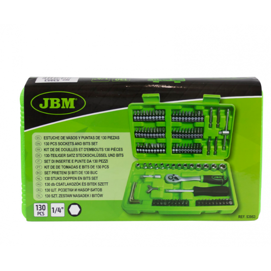 ΣΕΤ ΚΑΣΤΑΝΙΑ ΤΗΣ ΕΤΑΙΡΙΑΣ JBM 1/4'' 130ΤΜΧ