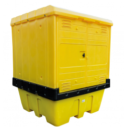 ΠΛΑΣΤΙΚΟ ΚΟΝΤΕΙΝΕΡ IBC 1000L 2500KG 1775x1770x2500mm