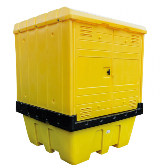 ΠΛΑΣΤΙΚΟ ΚΟΝΤΕΙΝΕΡ IBC 1000L 2500KG 1775x1770x2500mm