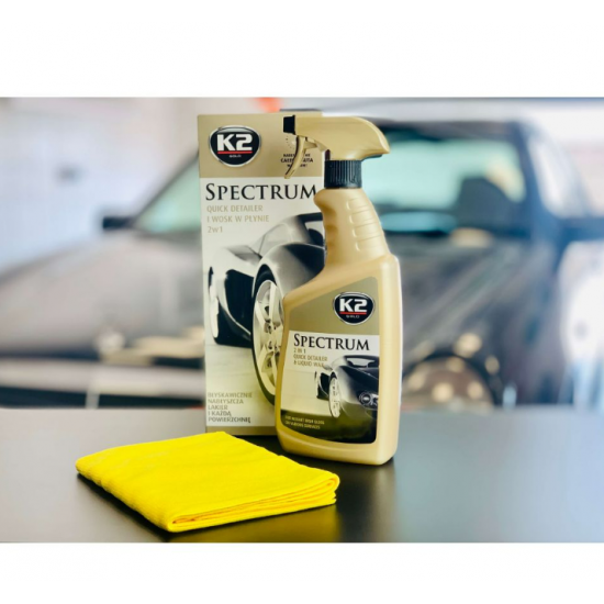 G020 – K2 SPECTRUM 700ml – Υγρό κερί γυαλίσματος Στη συσκευασία υπάρχει και ειδικό πανί (bona) για την εφαρμογή του K2 Spectrum G020 – K2 SPECTRUM 700ml – Υγρό κερί γυαλίσματος Στη συσκευασία υπάρχει και ειδικό πανί (bona) για την εφαρμογή του K2 Spectrum