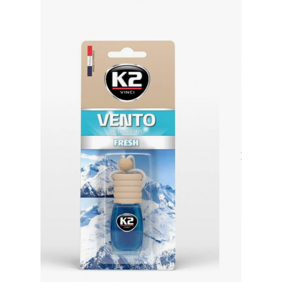 K2 Κρεμαστό Αρωματικό Υγρό Αυτοκινήτου Vento Fresh 8ml