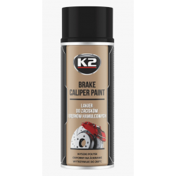 K2 Brake Caliper Paint Σπρέι Βαφής για Φρένα Αυτοκινήτου Μαύρο 400ml