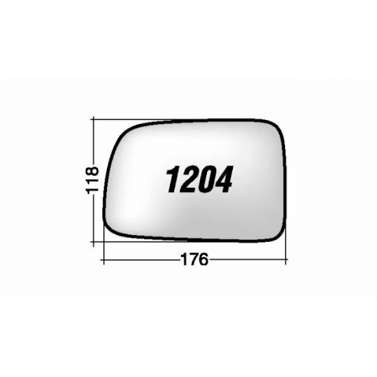 ΚΡΥΣΤΑΛΛΟ ΚΑΘΡΕΠΤΗ HONDA HR-V '99 -'15/ CR-V '02-'09 (ΘΕΡΜΑΙΝΟΜΕΝΟ, ΜΕ ΒΑΣΗ, ΧΡΩΜΙΟ) ΑΡΙΣΤΕΡΟ