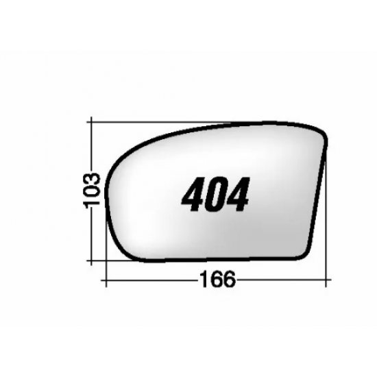 ΚΡΥΣΤΑΛΛΟ ΚΑΘΡΕΠΤΗ MERCEDES CLASSE C W203 '00-'07/ CLASSE E W210 '99-'02/ CLASSE E W211 '02-'06/ CL COUPE C215 '99-'06/ CLASSE S W220 '98-'02 (ΑΣΦ, ΘΕΡΜ, ΜΕ ΒΑΣΗ, ΧΡΩΜΙΟ) ΔΕΞΙ