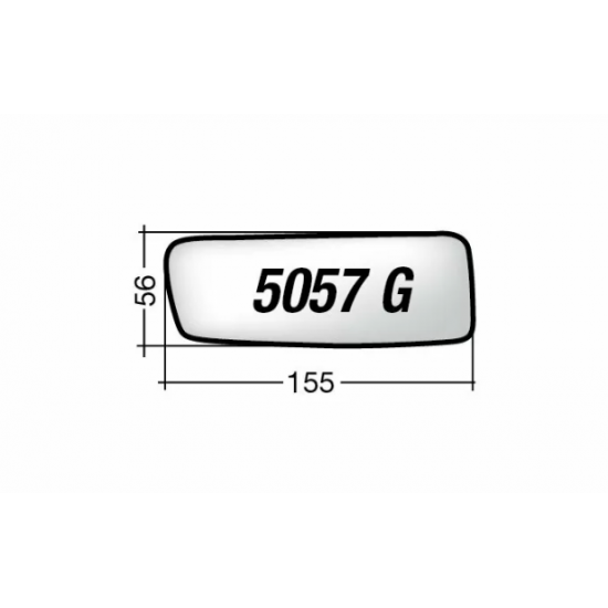 ΚΡΥΣΤΑΛΛΟ ΚΑΘΡΕΠΤΗ MERCEDES SPRINTER 906 '06-/ VW CRAFTER '06- (ΕΥΡΥΓΩΝΙΟ, ΜΕ ΒΑΣΗ, B, ΧΡΩΜΙΟ) ΔΕΞΙ ΒΑΣΗ ΟΡΘΟΓΩΝΙΑ