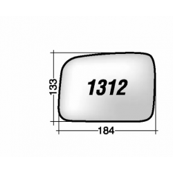 ΚΡΥΣΤΑΛΛΟ ΚΑΘΡΕΠΤΗ LAND ROVER DISCOVERY 3 '04-'09/ FREELANDER 2 '06-'10/ RANGE ROVER SPORT '06-'09 (ΘΕΡΜΑΙΝΟΜΕΝΟ, ΜΕ ΒΑΣΗ, ΧΡΩΜΙΟ) ΑΡΙΣΤΕΡΟ