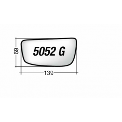 ΚΡΥΣΤΑΛΛΟ ΚΑΘΡΕΠΤΗ PEUGEOT EXPERT '07-'16/ EXPERT TEPEE '07-'16/ FIAT SCUDO '07-/ CITROEN JUMPY '07-'16/ TOYOTA PROACE '13-'16 (ΕΥΡΥΓΩΝΙΟ, ΧΡΩΜΙΟ) ΑΡΙΣΤΕΡΟ ΕΥΡΥΓΩΝΙΟ ΧΩΡΙΣ ΒΑΣΗ