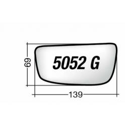 ΚΡΥΣΤΑΛΛΟ ΚΑΘΡΕΠΤΗ PEUGEOT EXPERT '07-'16/ EXPERT TEPEE '07-'16/ FIAT SCUDO '07-/ CITROEN JUMPY '07-'16/ TOYOTA PROACE '13-'16 (ΕΥΡΥΓΩΝΙΟ, ΧΡΩΜΙΟ) ΔΕΞΙ ΕΥΡΥΓΩΝΙΟ ΧΩΡΙΣ ΒΑΣΗ