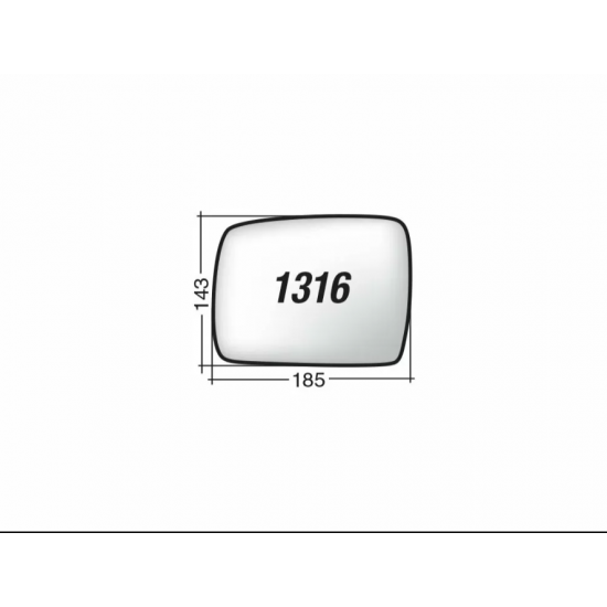 ΚΡΥΣΤΑΛΛΟ ΚΑΘΡΕΠΤΗ LAND ROVER DISCOVERY 4 '09-'14/ DISCOVERY 4 VAN '11 -'17/ FREELANDER 2 '10-'14/ RANGE ROVER '09-'12/ RANGE ROVER SPORT '09-'13 (ΘΕΡΜΑΙΝΟΜΕΝΟ, ΜΕ ΒΑΣΗ, ΧΡΩΜΙΟ) ΑΡΙΣΤΕΡΟ