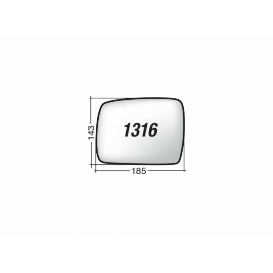 ΚΡΥΣΤΑΛΛΟ ΚΑΘΡΕΠΤΗ LAND ROVER DISCOVERY 4 '09-'14/ DISCOVERY 4 VAN '11 -'17/ FREELANDER 2 '10-'14/ RANGE ROVER '09-'12/ RANGE ROVER SPORT '09-'13 (ΘΕΡΜΑΙΝΟΜΕΝΟ, ΜΕ ΒΑΣΗ, ΧΡΩΜΙΟ) ΔΕΞΙ