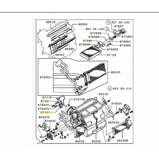 ΑΝΤΙΣΤΑΣΗ ΚΑΛΟΡΙΦΕΡ MITSUBISHI L200 '06-'11/ '12-'14 AUTO A/C ΑΝΤΙΣΤΑΣΗ ΚΑΛΟΡΙΦΕΡ MITSUBISHI L200 '06-'11/ '12-'14 AUTO A/C