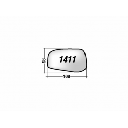 ΚΡΥΣΤΑΛΛΟ ΚΑΘΡΕΠΤΗ VOLVO S60 '04-'06/ S80 I '03-'08/ V70 II '03-'08 (ΑΣΦΑΙΡΙΚΟ, ΘΕΡΜΑΙΝΟΜΕΝΟ, ΜΕ ΒΑΣΗ, ΧΡΩΜΙΟ) ΑΡΙΣΤΕΡΟ