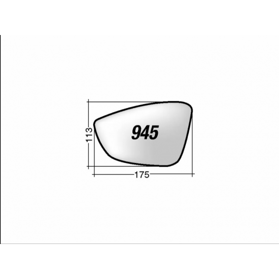 ΚΡΥΣΤΑΛΛΟ ΚΑΘΡΕΠΤΗ VW PASSAT '10-'13/ JETTA '11-/ SCIROCCO '08-/ EOS '11-/ BEETLE '11 (ΑΣΦΑΙΡΙΚΟ, ΘΕΡΜΑΙΝΟΜΕΝΟ, ΜΕ ΒΑΣΗ, ΧΡΩΜΙΟ) ΔΕΞΙ