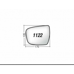 ΚΡΥΣΤΑΛΛΟ ΚΑΘΡΕΠΤΗ NISSAN QASHQAI J11 '13-'17/ QASHQAI '17-/ X-TRAIL '14-/ JUKE '14-/ JUKE '20 (ΘΕΡΜΑΙΝΟΜΕΝΟ, ΜΕ ΒΑΣΗ, ΧΡΩΜΙΟ) ΑΡΙΣΤΕΡΟ