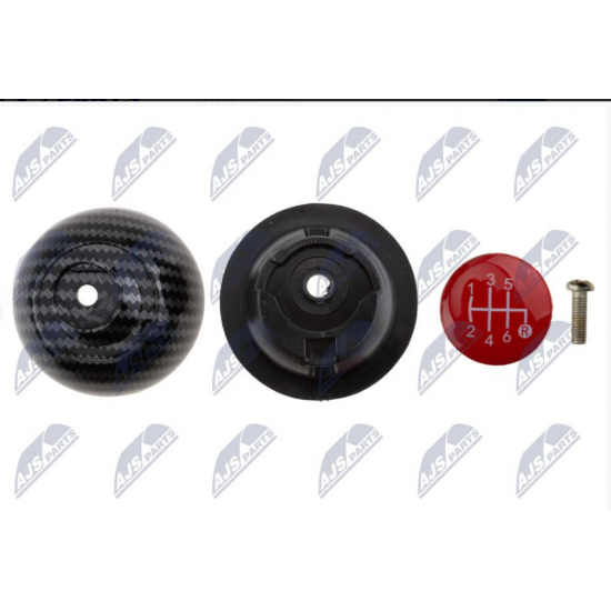ΠΟΜΟΛΟ ΤΑΧΥΤΗΤΩΝ FIAT 500 ABARTH 2007-/BLACK CARBON FIBER TEXTURE-RED CAP-6 ΠΟΜΟΛΟ ΤΑΧΥΤΗΤΩΝ FIAT 500 ABARTH 2007-/BLACK CARBON FIBER TEXTURE-RED CAP-6