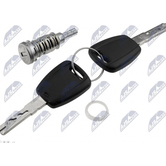 ΑΦΑΛΟΣ ΠΟΡΤΑΣ ALFA ROMEO GIULIETTA 2010-,FIAT 500L 2012-,LANCIA YPSILON 2011-/WK£ADKA STRONA:LEFT + 2 KLUCZE/