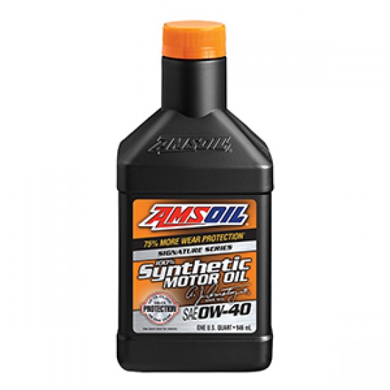 AMSOIL SIGNATURE SERIES 0W40 SYNTHETIC MOTOR OIL 946ml