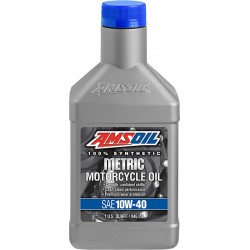 AMSOIL 10W40 SYNTHETIC METRIC MOTORCYCLE OIL 946ml