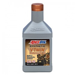 AMSOIL SAE 60 SYNTHETIC V-TWIN MOTORCYCLE OIL 946ml