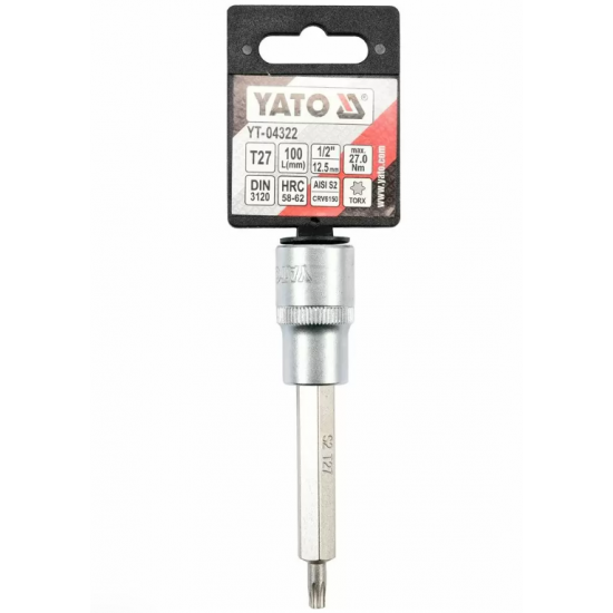 YT-04322 1/2" Torx T27 L=100mm 