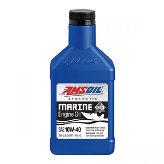 AMSOIL 10W40 SYNTHETIC MARINE ENGINE OIL 946ml